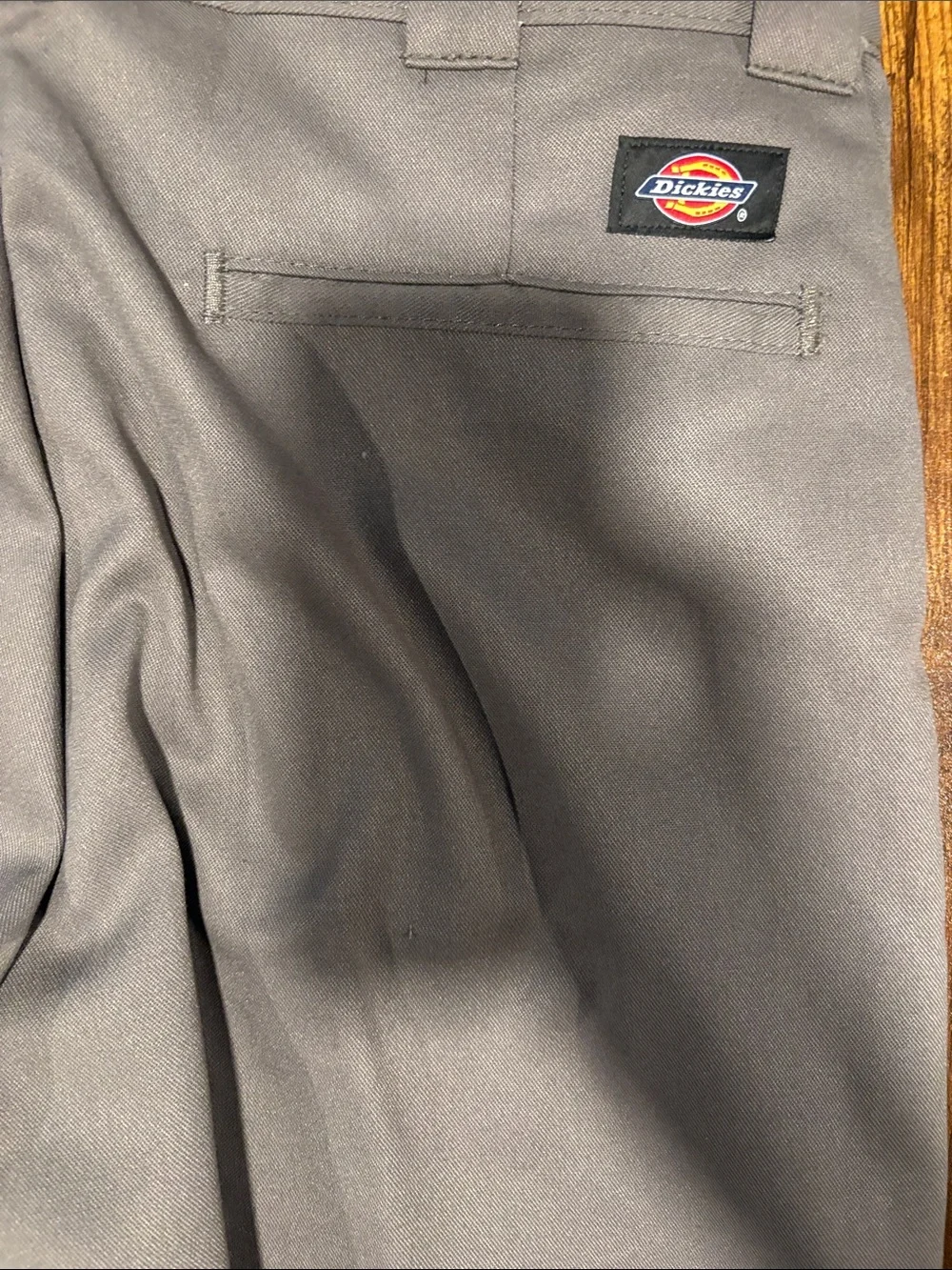 30/32 Dickies Men's Gray Straight-Leg Slim Fit Pants